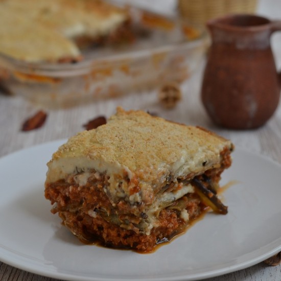 Mousaka boloñesa